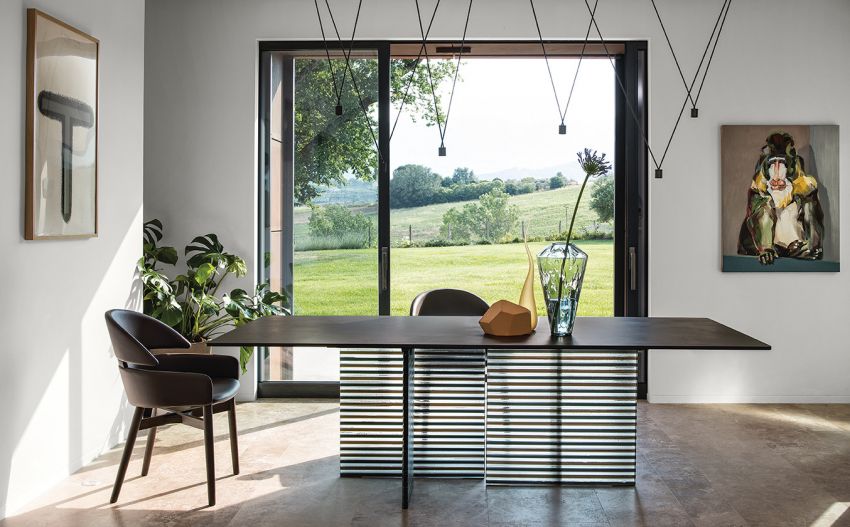 ＦＩＡＭ　フィアム　ガラス　テーブル FIAM italia(フィアム イタリア)のneutra(ニュートラ) リビング